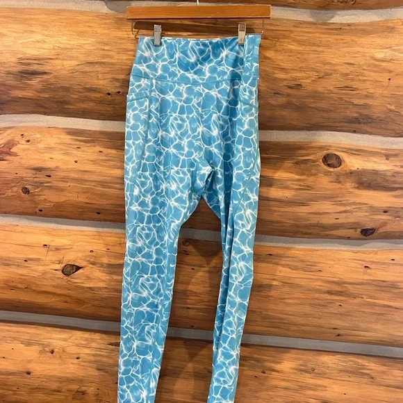 Buffbunny Limitless Legging Reflection Print Aqua - Picture 4 of 4